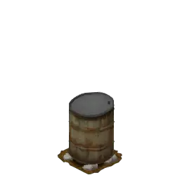 Charcoal Burner Light Green Barrel