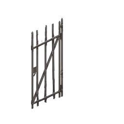 Metal Pole Fence Gate