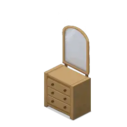 Birch Drawers with Mirror