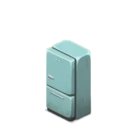 Blue Fridge