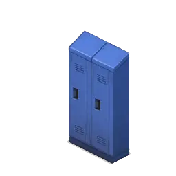 Blue Wall Locker