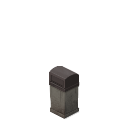 Gray Garbage Bin