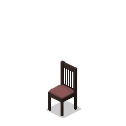 Purple Wooden Chair