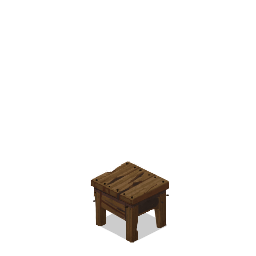 Wooden Small Table with Drawer
