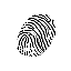 Burglar profession portrait icon