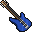 Blue Electric Bass