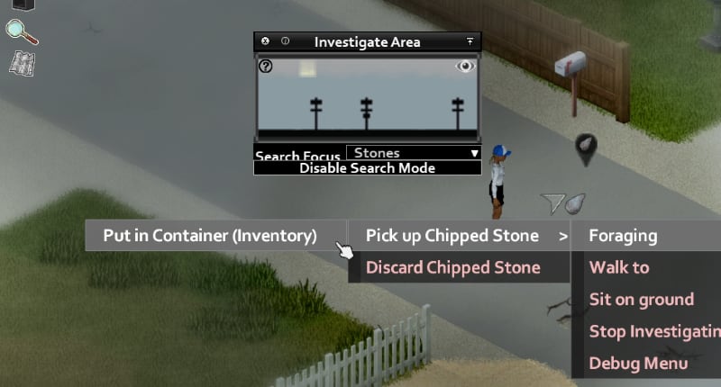 Pick up Chipped Stone