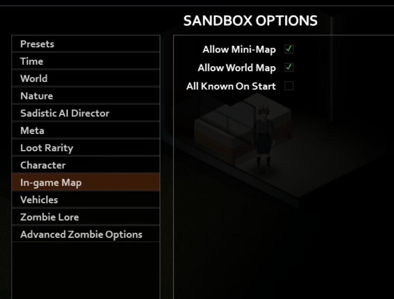 mini-map not showing? how to enable and use the mini-map in project zomboid